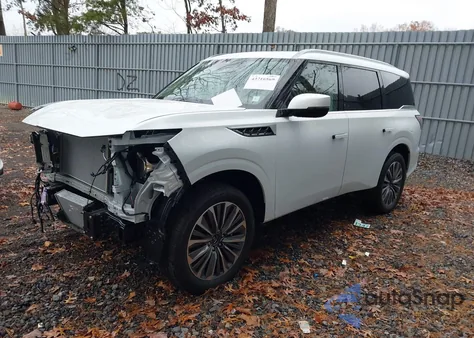 2026 Infiniti Qx80 Luxe Awd from USA, damaged, VIN JN8AZ3BE6T9720251